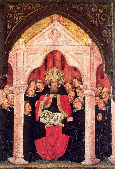 Pietro, Nicolo di Scenes from the Legend of Saint Augustine: 11 France oil painting art